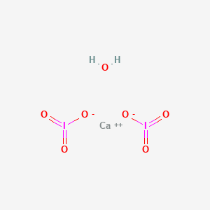 Chemical structure of Calcium iodate monohydrate