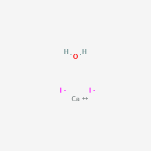 Chemical structure of Calcium iodide hydrate