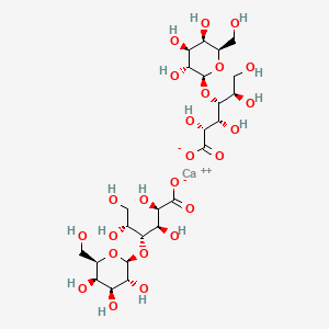 Chemical structure of Calcium Lactobionate