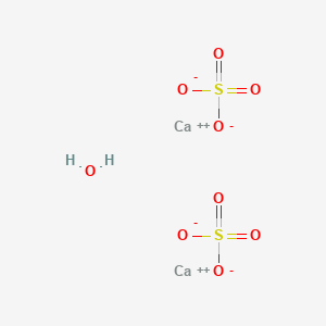 Chemical structure of Calcium sulfate hemihydrate