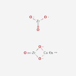 Chemical structure of Calcium zirconium oxide