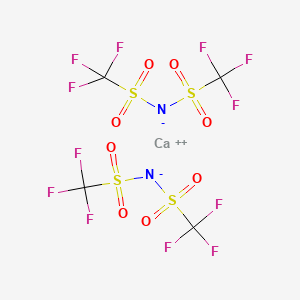 Chemical structure of Calcium(II) bis(trifluoromethanesulfonimide)