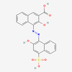 Chemical structure of Calconcarboxylic acid