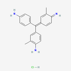 Chemical structure of Carbol fuchsin