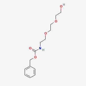 Chemical structure of CbzNH-PEG3-OH