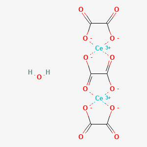 Chemical structure of Cerium(III) oxalate hydrate