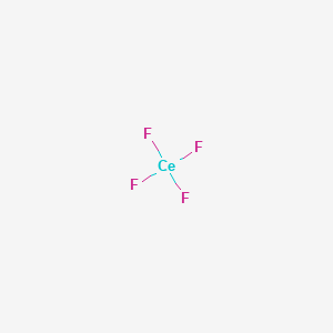 Chemical structure of Ceric fluoride