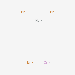 Chemical structure of Cesium Lead Tribromide