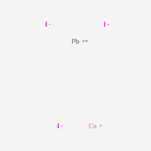 Chemical structure of Cesium Lead Triiodide (Low water content)