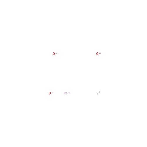 Chemical structure of Cesium metavanadate,99·90%