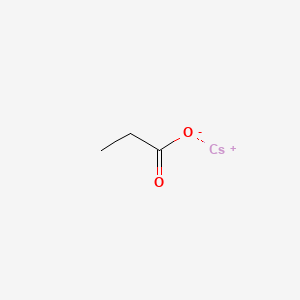 Chemical structure of Caesium propanoate