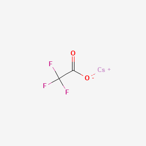 Chemical structure of Cesium trifluoroacetate