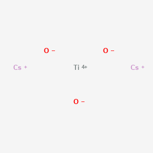 Chemical structure of Cesiumtitaniumoxide