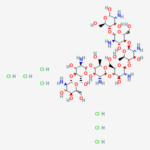 Chemical structure of Chitoheptaose