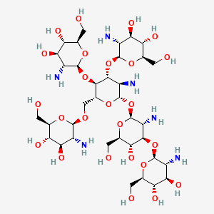 Chemical structure of Chitohexaose