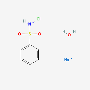 Chemical structure of Chloramine B Hydrate