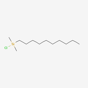 Chemical structure of Chloro(decyl)dimethylsilane