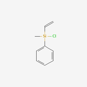 Chemical structure of Vinylmethyl(phenyl)chlorosilane