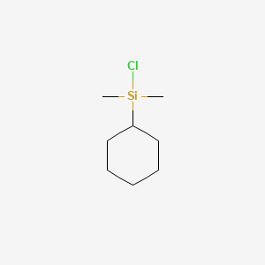 Chemical structure of Chlorocyclohexyldimethylsilane