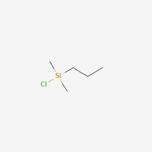 Chemical structure of Chlorodimethylpropylsilane
