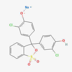 Chemical structure of Chlorophenol Red (sodium)