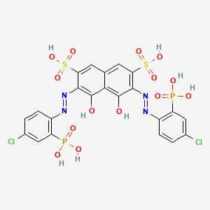 Chemical structure of Chlorophosphonazo III