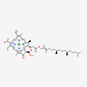 Chemical structure of Chlorophyll b