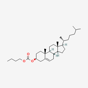 Chemical structure of Cholesterol butyl carbonate
