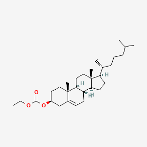 Chemical structure of Cholesterol ethyl carbonate