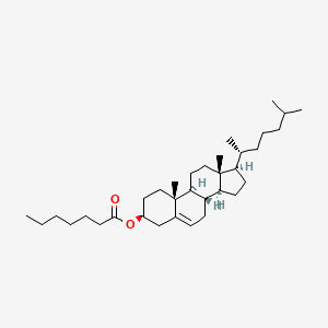 Chemical structure of Cholesterol Heptanoate