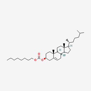 Chemical structure of Cholesterol n-octyl carbonate