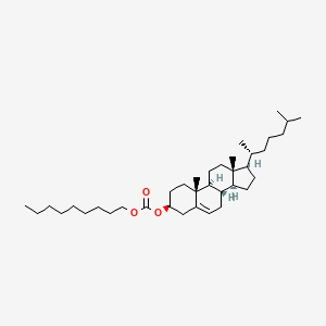 Chemical structure of Cholesterol nonyl carbonate