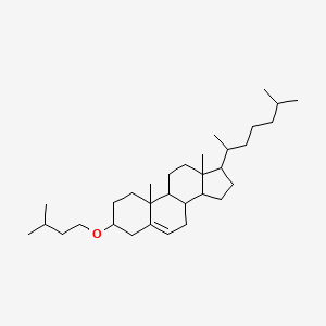Chemical structure of Cholesteryl isoamyl ether