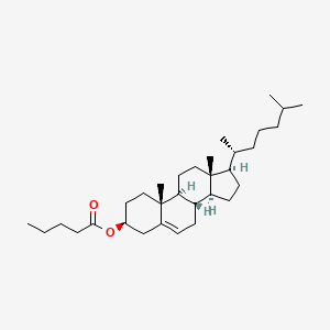 Chemical structure of Cholesteryl valerate