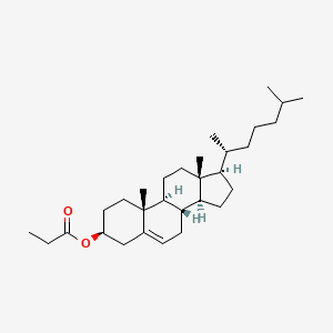 Chemical structure of Cholesteryl propionate