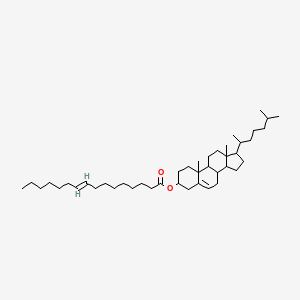 Chemical structure of Cholesteryl palmitelaidate