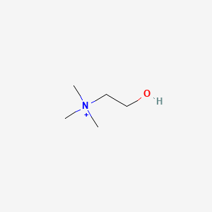Chemical structure of Choline