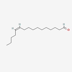 Chemical structure of cis-11-Hexadecenal