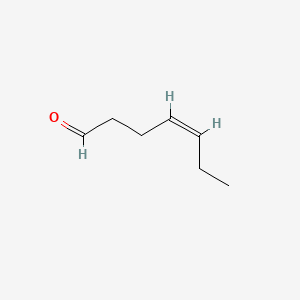 Chemical structure of Hept-4-enal