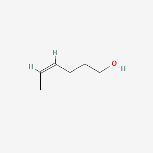 Chemical structure of cis-4-Hexen-1-ol