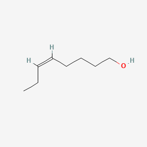 Chemical structure of cis-5-Octen-1-ol