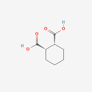 Chemical structure of 1,2-Cyclohexanedicarboxylic acid