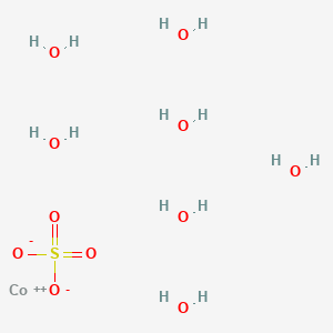 Chemical structure of Cobaltous sulfate heptahydrate