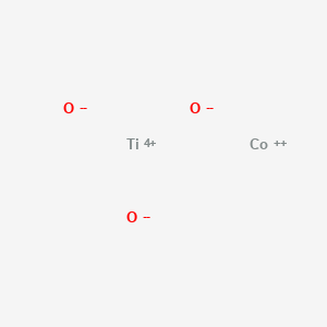 Chemical structure of Cobalt titanium oxide (CoTiO3)