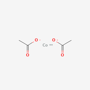 Chemical structure of Cobalt diacetate