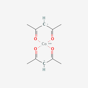 Chemical structure of Cobalt(II) acetylacetonate