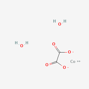 Chemical structure of Cobalt(II) oxalate dihydrate,99·00%