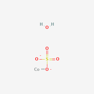 Chemical structure of Cobalt(II) sulfate hydrate