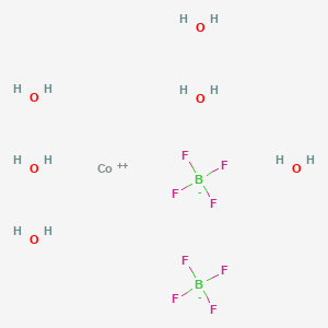 Chemical structure of Cobalt(2+) tetrafluoroborate--water (1/2/6)