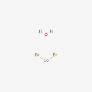 Chemical structure of Cobalt(II)bromide hydrate